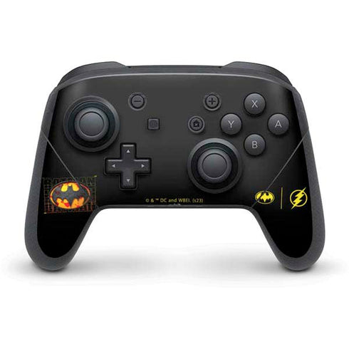 DC Comics The Flash Movie: Batman Bloody Logo Nintendo Switch Pro Controller Skin