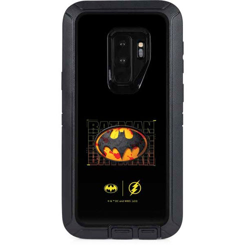 The Flash Movie: Batman Bloody Logo OtterBox Defender Galaxy S9 Plus Skin