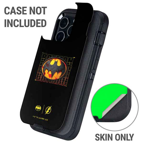 DC Comics The Flash Movie: Batman Bloody Logo Otterbox Defender iPhone Skin