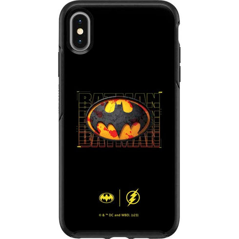 The Flash Movie: Batman Bloody Logo OtterBox Symmetry iPhone XS Max Skin