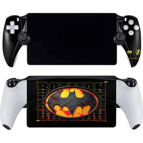 DC Comics The Flash Movie: Batman Bloody Logo PlayStation Portal Remote Player Skin