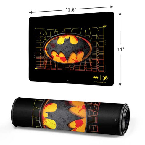 DC Comics The Flash Movie: Batman Bloody Logo Gaming Mouse Pad