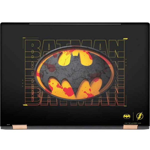 DC Comics The Flash Movie: Batman Bloody Logo HP Spectre Skin