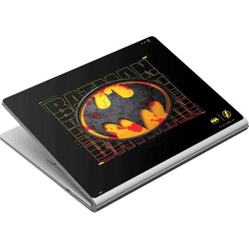 DC Comics The Flash Movie: Batman Bloody Logo Surface Book Skin