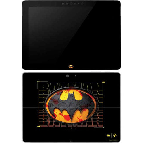 DC Comics The Flash Movie: Batman Bloody Logo Surface Go Skin