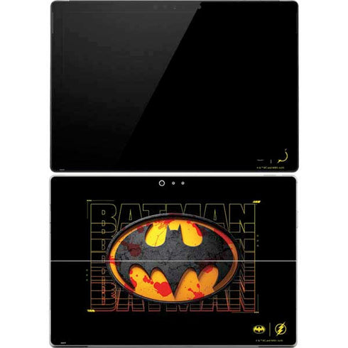 DC Comics The Flash Movie: Batman Bloody Logo Surface Pro 4 Skin