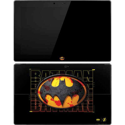 DC Comics The Flash Movie: Batman Bloody Logo Surface Pro Tablet Skin