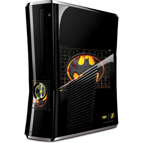 DC Comics The Flash Movie: Batman Bloody Logo Xbox 360 Slim (2010) Skin