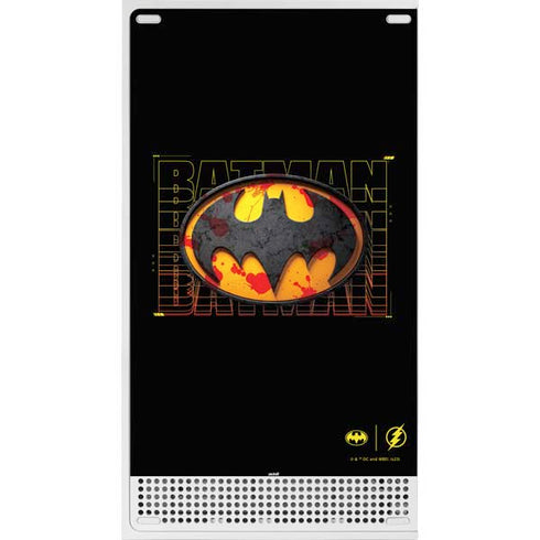 DC Comics The Flash Movie: Batman Bloody Logo Xbox Series S Skins