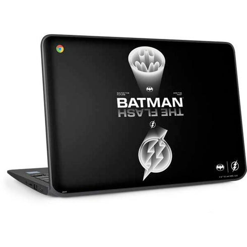 DC Comics The Flash Movie: Batman Flash Future & Past HP Chromebook Skin