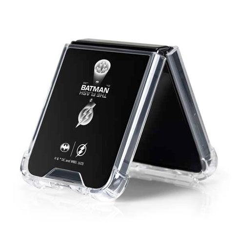 DC Comics The Flash Movie: Batman Flash Future & Past Galaxy Z Flip5 5G Clear Case