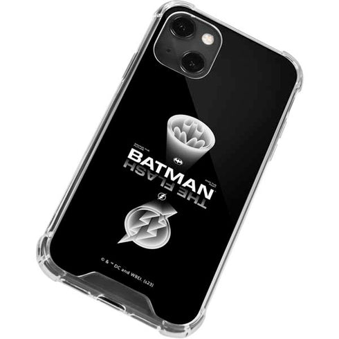 DC Comics The Flash Movie: Batman Flash Future & Past iPhone 15 Plus Clear Case