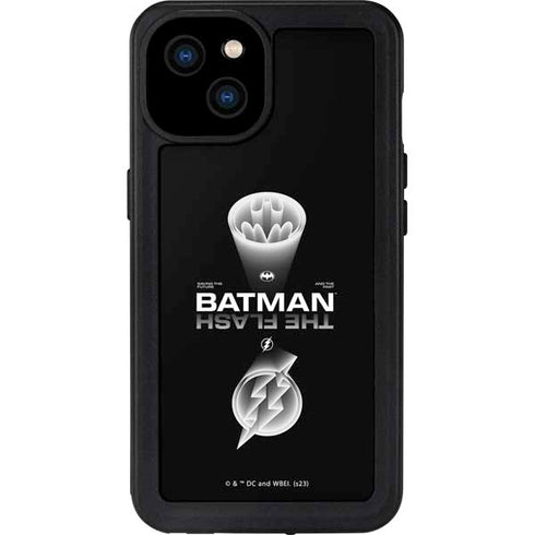 DC Comics The Flash Movie: Batman Flash Future & Past iPhone 15 Plus Waterproof Case