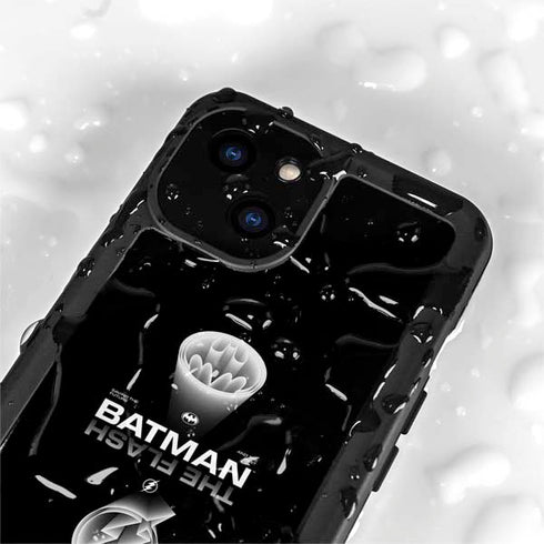 DC Comics The Flash Movie: Batman Flash Future & Past iPhone 15 Plus Waterproof Case