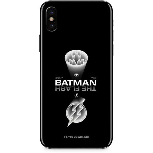 DC Comics The Flash Movie: Batman Flash Future & Past iPhone XS Skin