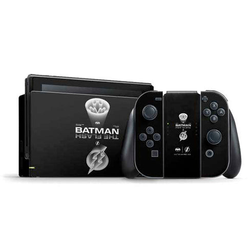 DC Comics The Flash Movie: Batman Flash Future & Past Nintendo Switch Bundle Skin