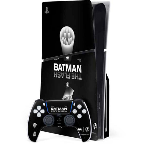 DC Comics The Flash Movie: Batman Flash Future & Past PS5 Slim Disk Bundle Skin