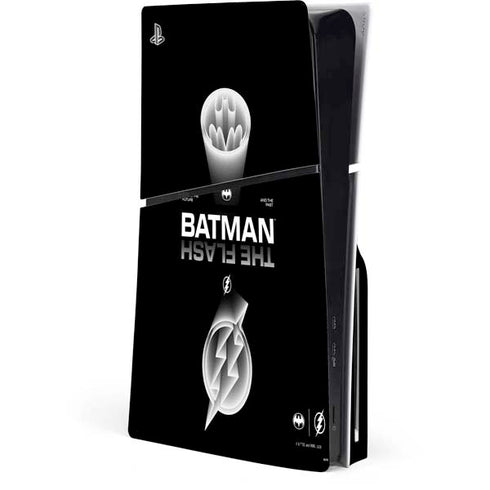 DC Comics The Flash Movie: Batman Flash Future & Past PS5 Slim Disk Console Skin