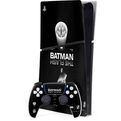 DC Comics The Flash Movie: Batman Flash Future & Past PS5 Slim Digital Edition Console Skin