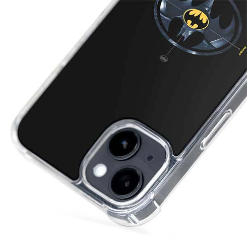 DC Comics The Flash Movie: Batman Multiverse Logos iPhone 15 Plus MagSafe Case