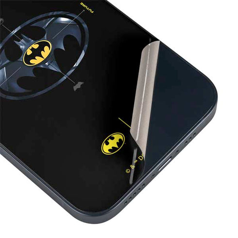 DC Comics The Flash Movie: Batman Multiverse Logos iPhone 15 Plus Skin