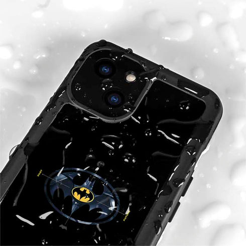 DC Comics The Flash Movie: Batman Multiverse Logos iPhone 15 Plus Waterproof Case