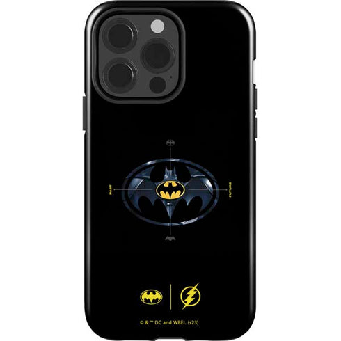 DC Comics The Flash Movie: Batman Multiverse Logos iPhone 15 Pro Impact Case