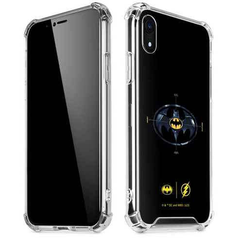 DC Comics The Flash Movie: Batman Multiverse Logos iPhone XR Clear Case