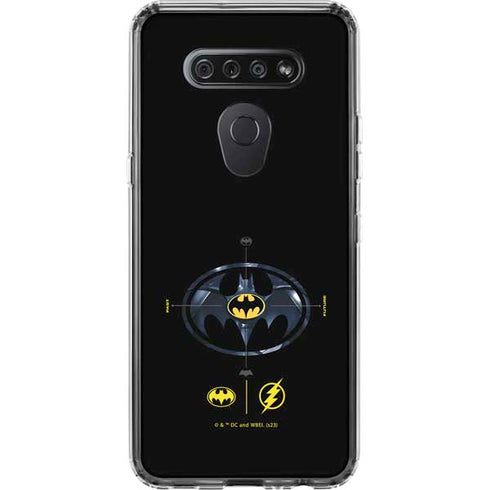 DC Comics The Flash Movie: Batman Multiverse Logos LG K51/Q51 Clear Case
