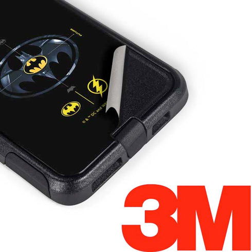 DC Comics The Flash Movie: Batman Multiverse Logos Otterbox Commuter iPhone Skin