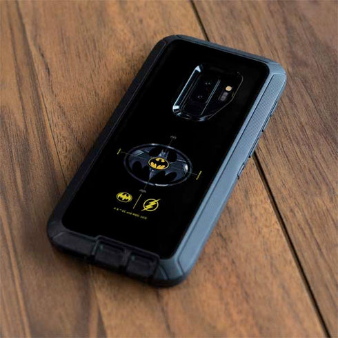 DC Comics The Flash Movie: Batman Multiverse Logos Otterbox Defender Galaxy Skin