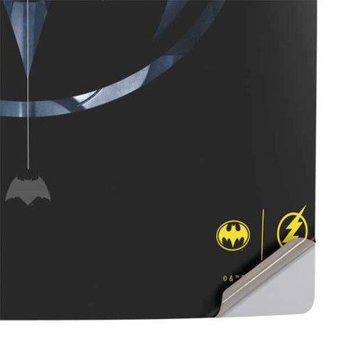 DC Comics The Flash Movie: Batman Multiverse Logos PS5 Slim Digital Edition Console Skin