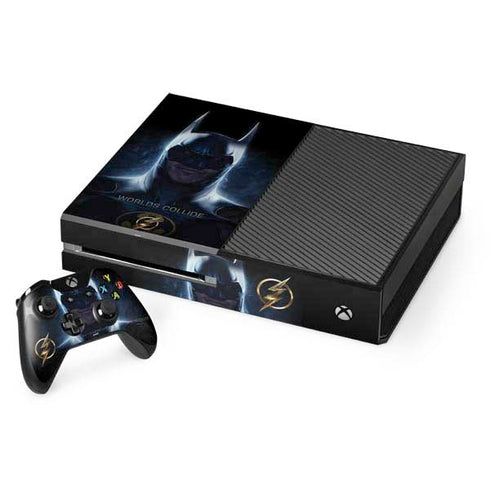 DC Comics The Flash Movie: Batman Poster Xbox One Console and Controller Bundle Skin