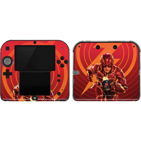 DC Comics The Flash Movie: Flash in Motion Nintendo 2DS Skin