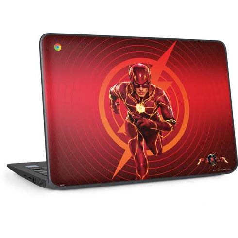 DC Comics The Flash Movie: Flash in Motion HP Chromebook Skin