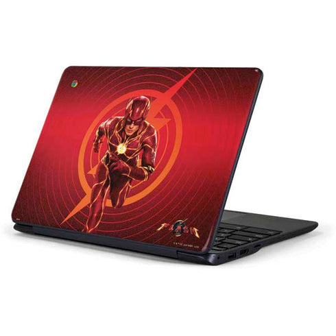DC Comics The Flash Movie: Flash in Motion Samsung Chromebook Skin