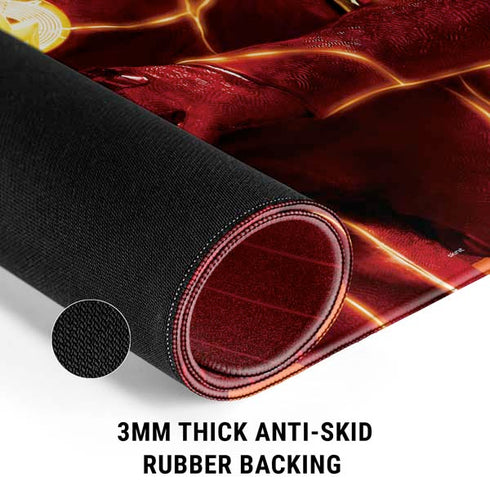 DC Comics The Flash Movie: Flash in Motion Gaming Mouse Pad