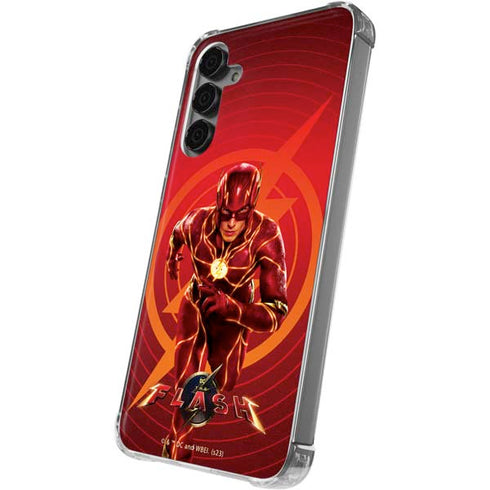 DC Comics The Flash Movie: Flash in Motion Galaxy S24 Plus Clear Case