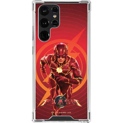 DC Comics The Flash Movie: Flash in Motion Galaxy S24 Ultra Clear Case