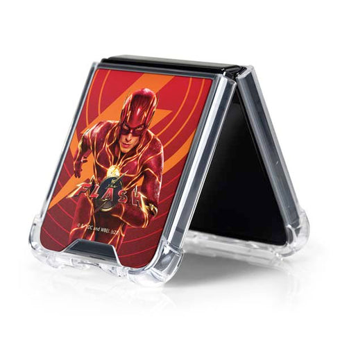 DC Comics The Flash Movie: Flash in Motion Galaxy Z Flip5 5G Clear Case