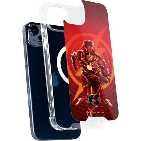 DC Comics The Flash Movie: Flash in Motion iPhone 15 Plus MagSafe Case