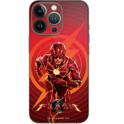 DC Comics The Flash Movie: Flash in Motion iPhone 15 Pro Skin