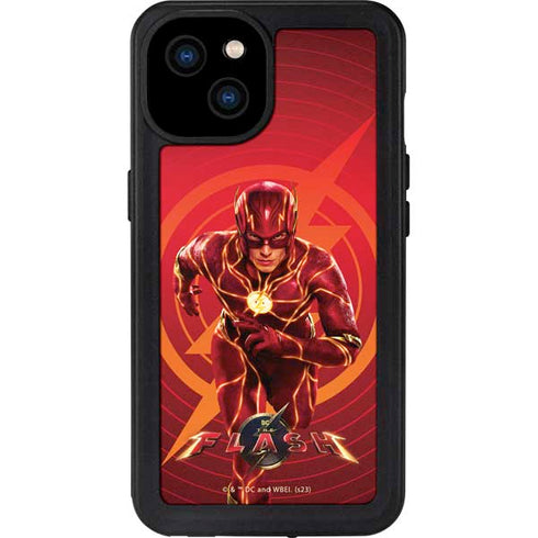 DC Comics The Flash Movie: Flash in Motion iPhone 15 Plus Waterproof Case