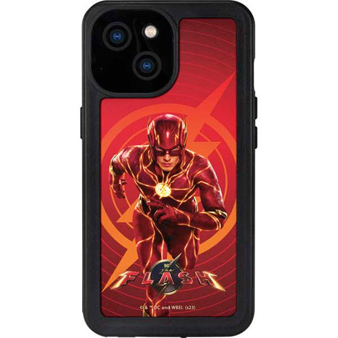 DC Comics The Flash Movie: Flash in Motion iPhone 15 Waterproof Case