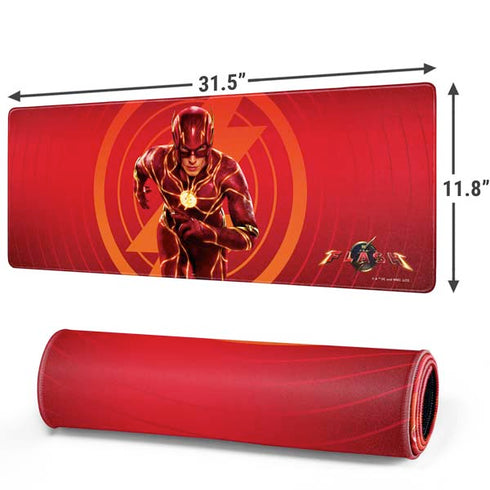 DC Comics The Flash Movie: Flash in Motion Gaming Mouse Pad