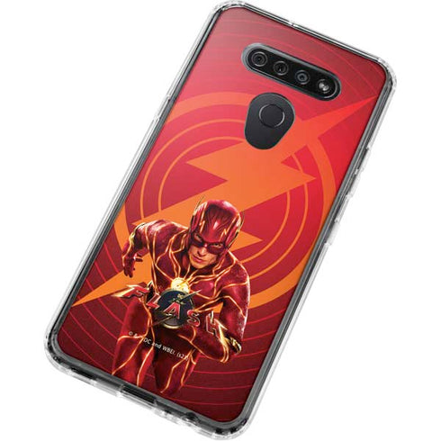 DC Comics The Flash Movie: Flash in Motion LG K51/Q51 Clear Case