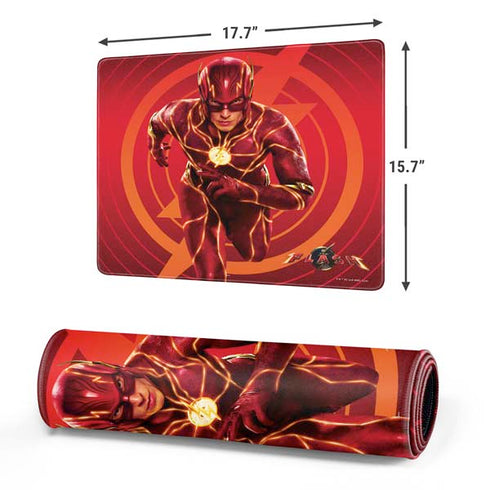DC Comics The Flash Movie: Flash in Motion Gaming Mouse Pad