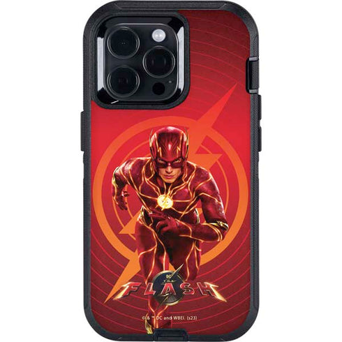 DC Comics The Flash Movie: Flash in Motion Otterbox Defender iPhone Skin