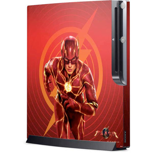 DC Comics The Flash Movie: Flash in Motion Playstation 3 & PS3 Slim Skin