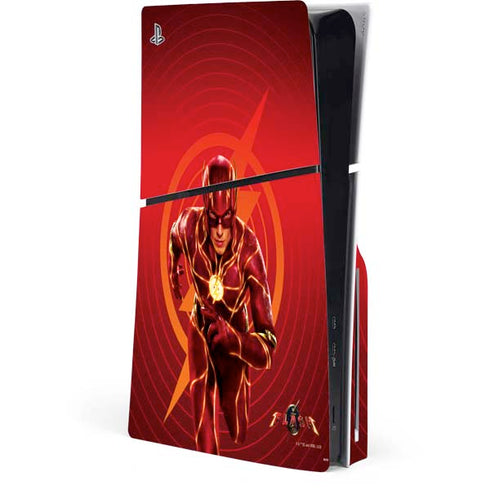 DC Comics The Flash Movie: Flash in Motion PS5 Slim Disk Console Skin